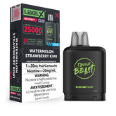 New Flavour ! WATERMELON STRAWBERRY KIWI ICED LEVEL X BOOST PODS Buy Now , with 25000 puffs and adjustable boost modes .